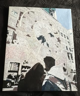 Customer photo review of Custom Landscape Paint By Numbers