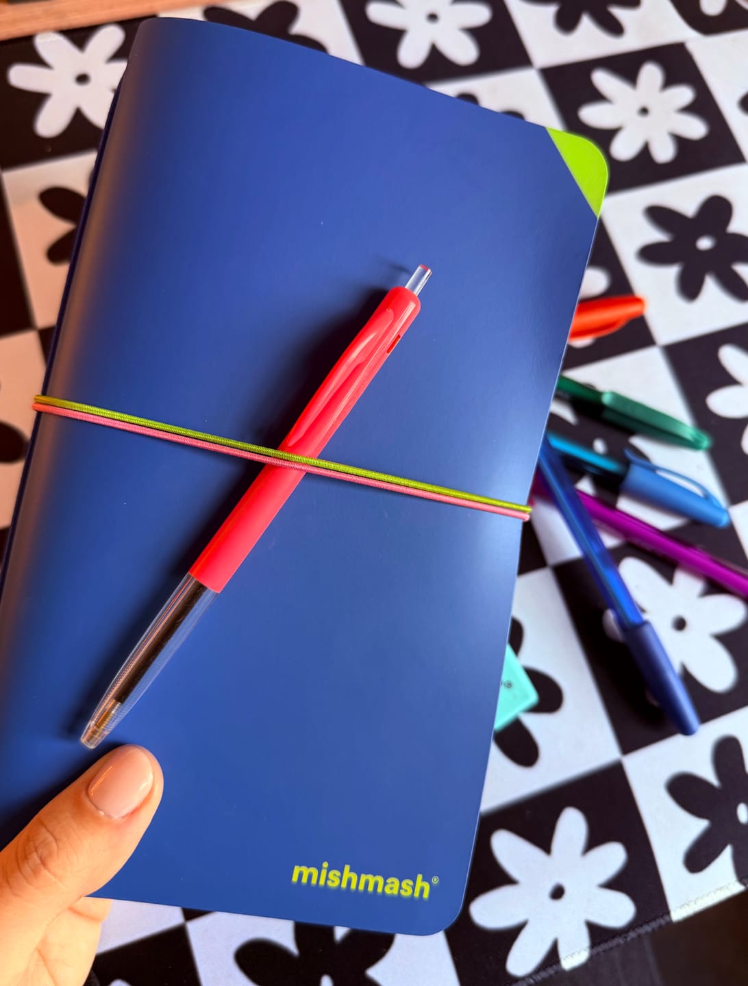 Customer photo review of mishmash Log Cover - Space Blue