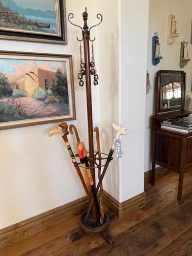 Customer photo review of Hand-Carved Antique Walking Cane - Unique  Funny Design