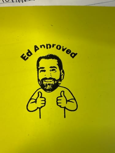 Customer photo review of Face Stamp﹘ Self-Inking Stamp﹘US