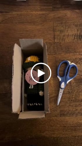 Customer video review of Dolly® Personalized Crochet Doll with Photo Card