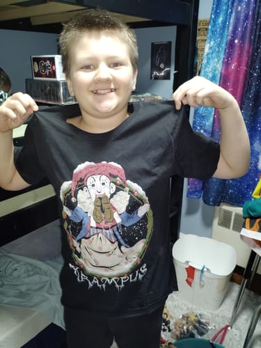 Customer photo review of Krampus: Jack-in-the-Box T-Shirt