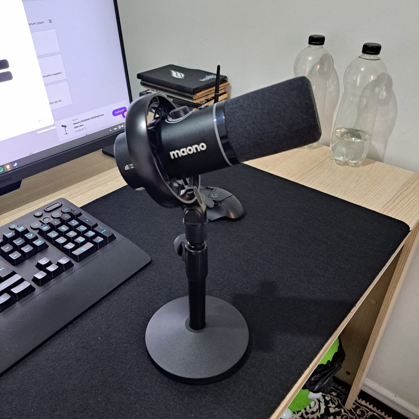Customer photo review of Maono PD200W USB/Kablosuz Mikrofon