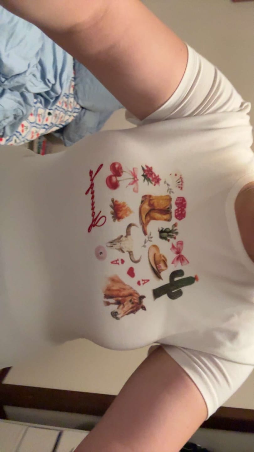Customer photo review of W401 Vintage Baby tee