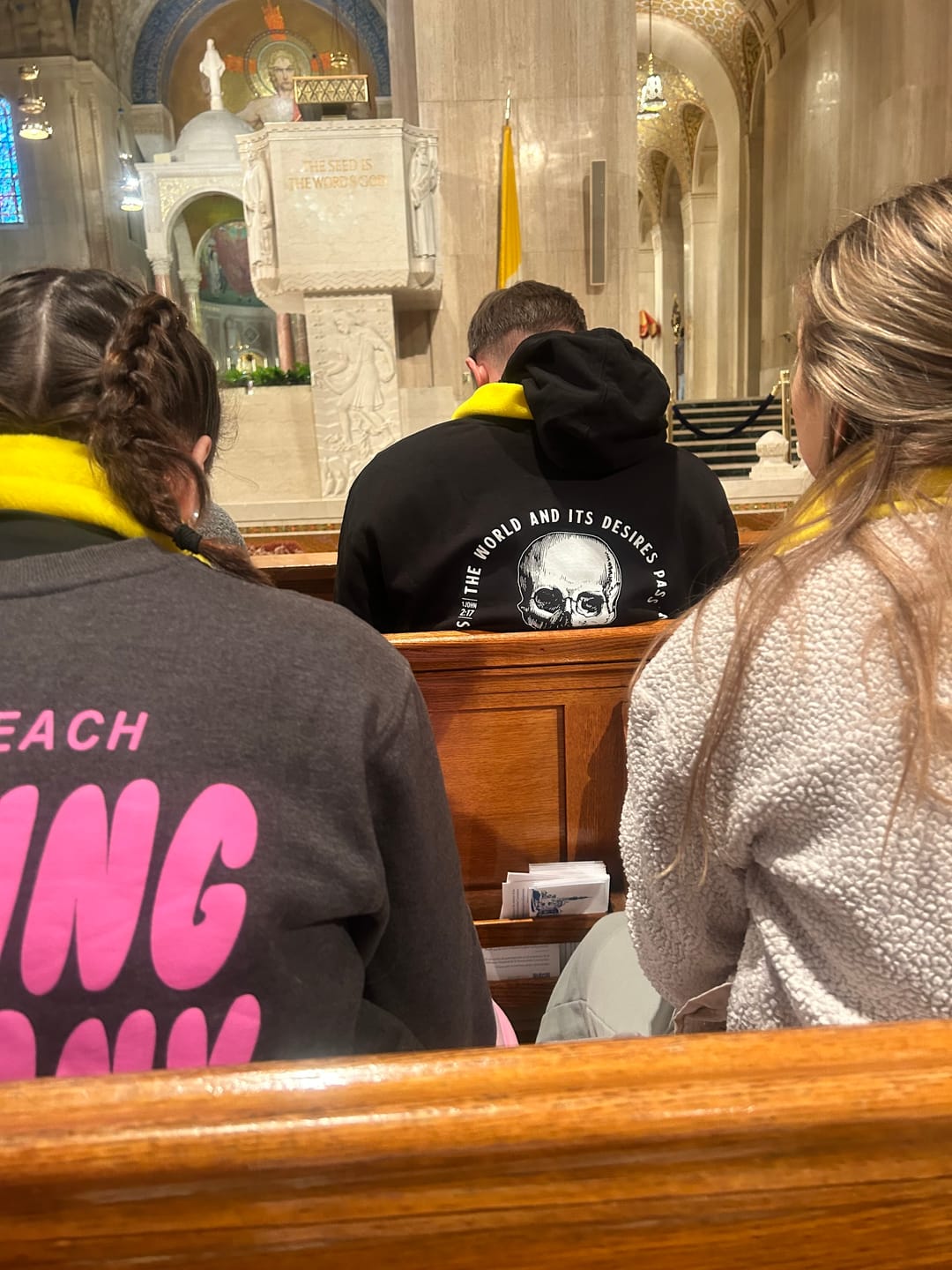Customer photo review of Memento Mori Premium Fleece Hoodie