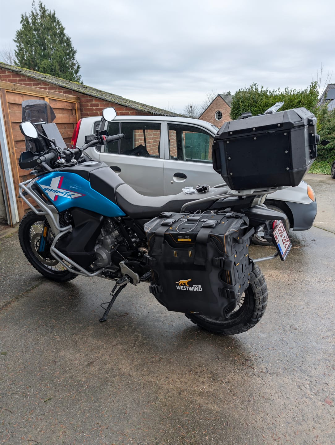 Customer photo review of Heavy Cavalry Panniers Set