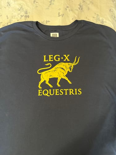 Customer photo review of Ancient Roman Legion X Equestris T-Shirt