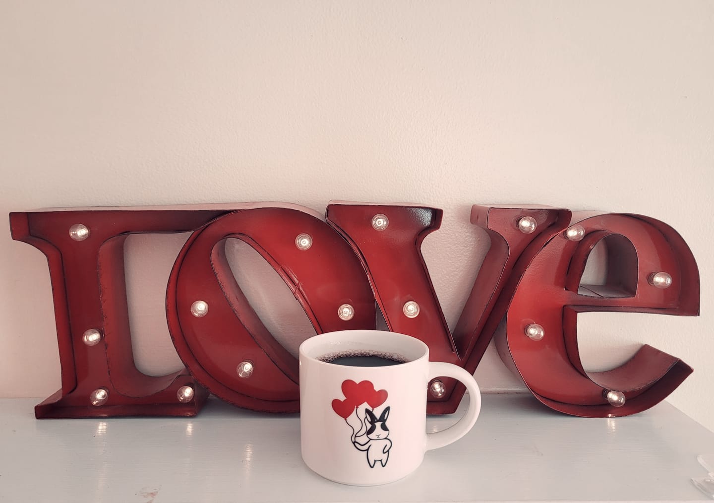 Customer photo review of Cookie’s Valentine Mug 💘🐰