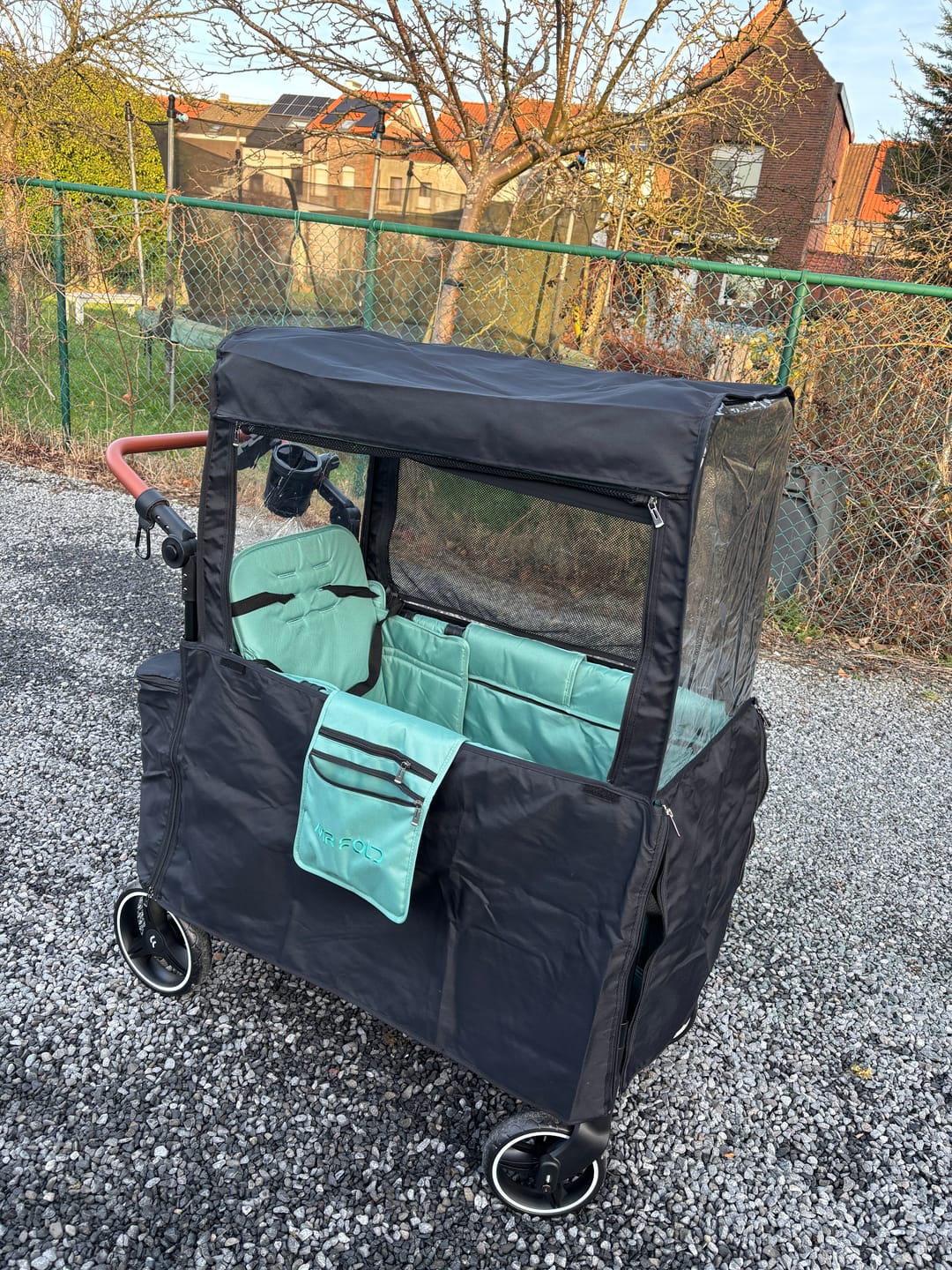 Customer photo review of P-Series Luxe 2-zits Kinderkar