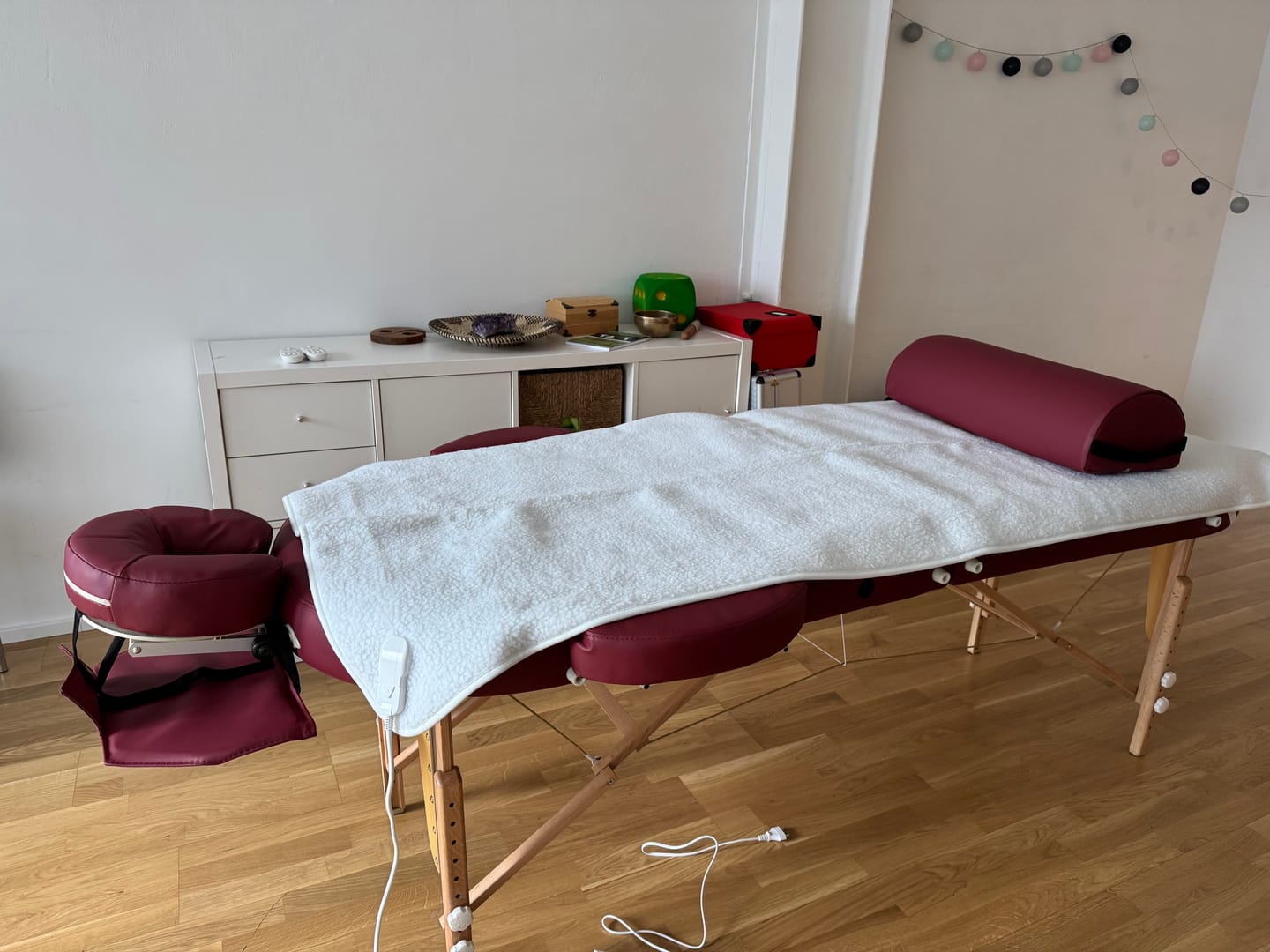 Customer photo review of Massageliege Zen Oval