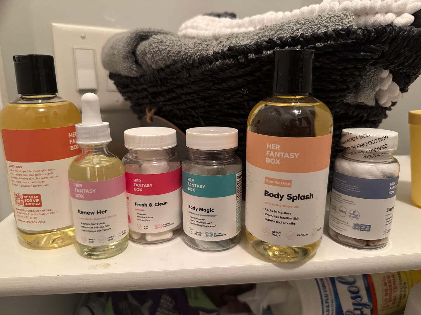 Customer photo review of Her Fantasy Bundle - Vaginal Care Products