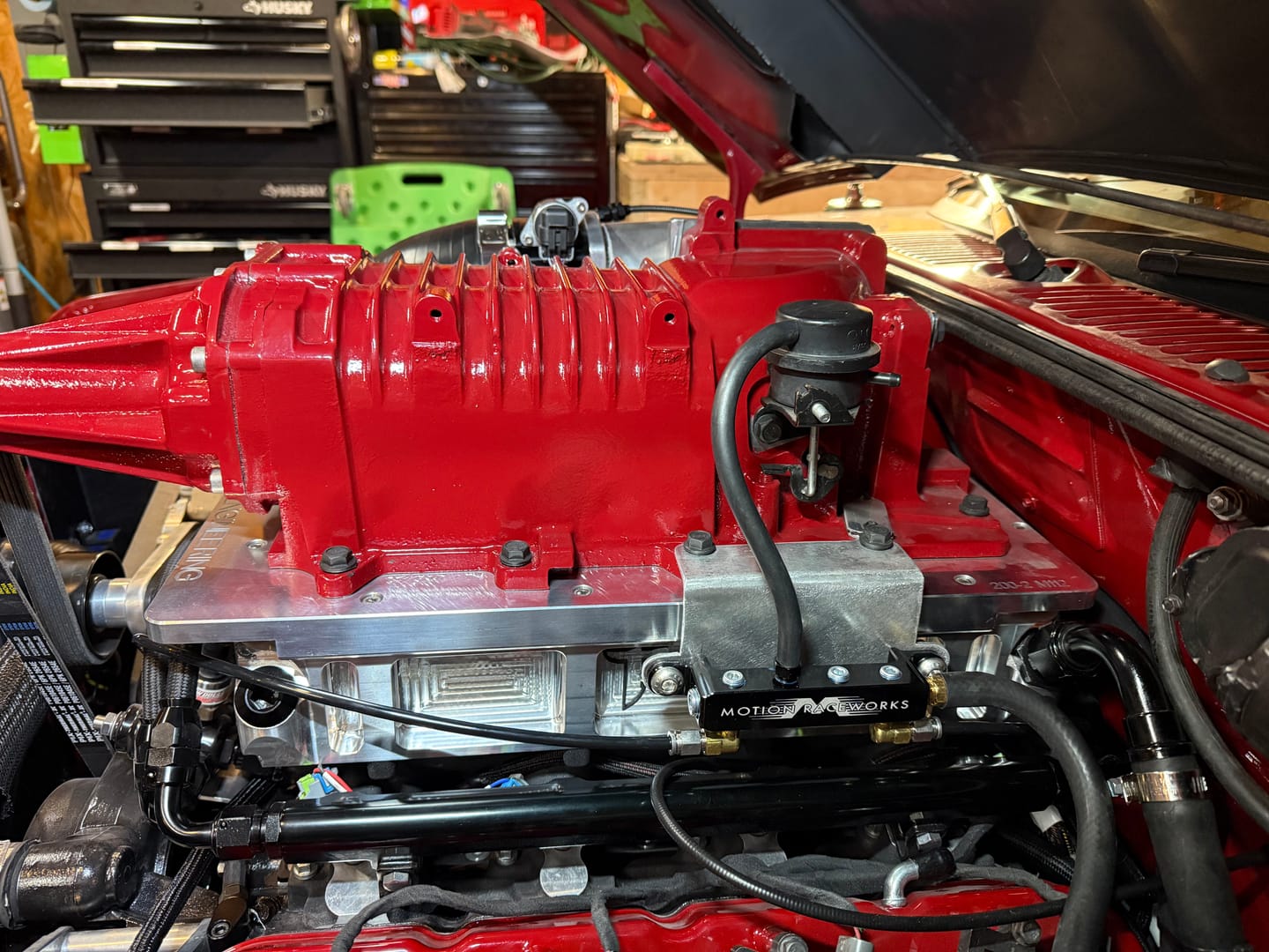 Customer photo review of Motion Raceworks Vacuum Boost Reference Billet Aluminum Distribution Block 18-10020