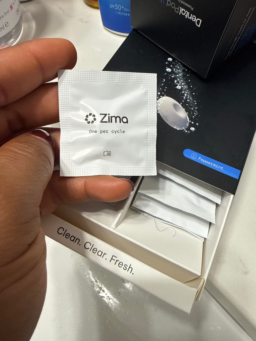 Customer photo review of Protective Cleaning Wipes