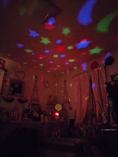 Customer photo review of Baby Mobile for Crib with Lights and Music for Your Nursery (Bluetooth function)