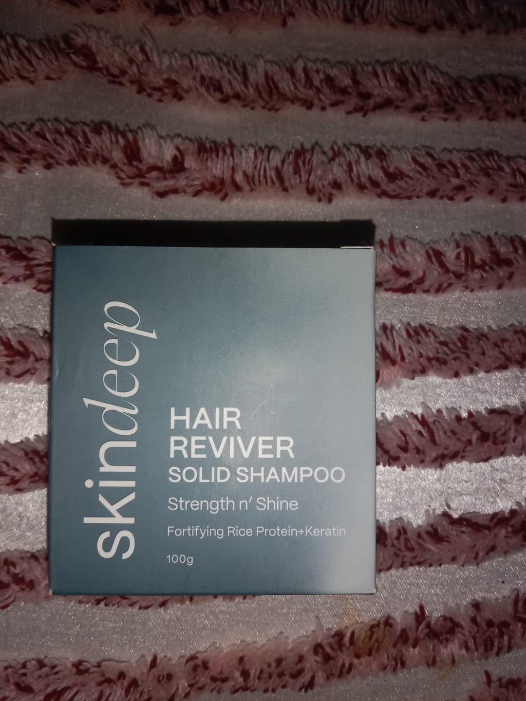 Customer photo review of HAIR REVIVER - Rice Protein Solid Shampoo