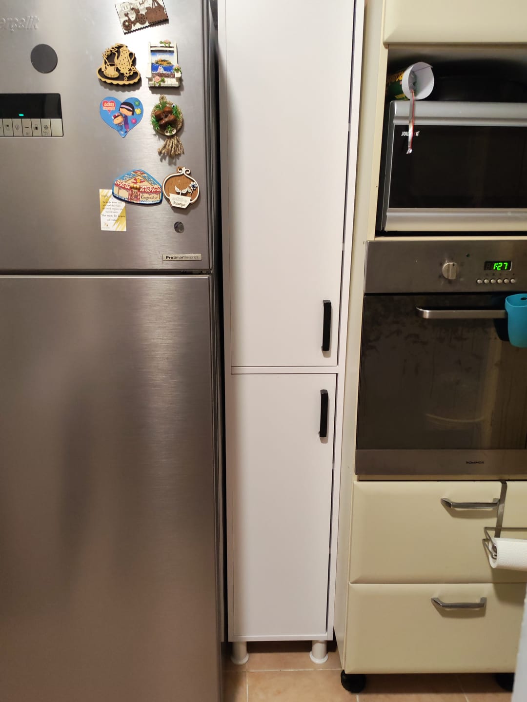 Customer photo review of Rani F1 Çok Amaçlı Dolap 2 Kapaklı 6 Raflı Banyo Kiler Mutfak Dolabı Beyaz M1