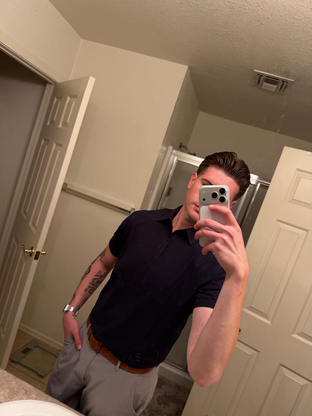 Customer photo review of Core Athletic Polo