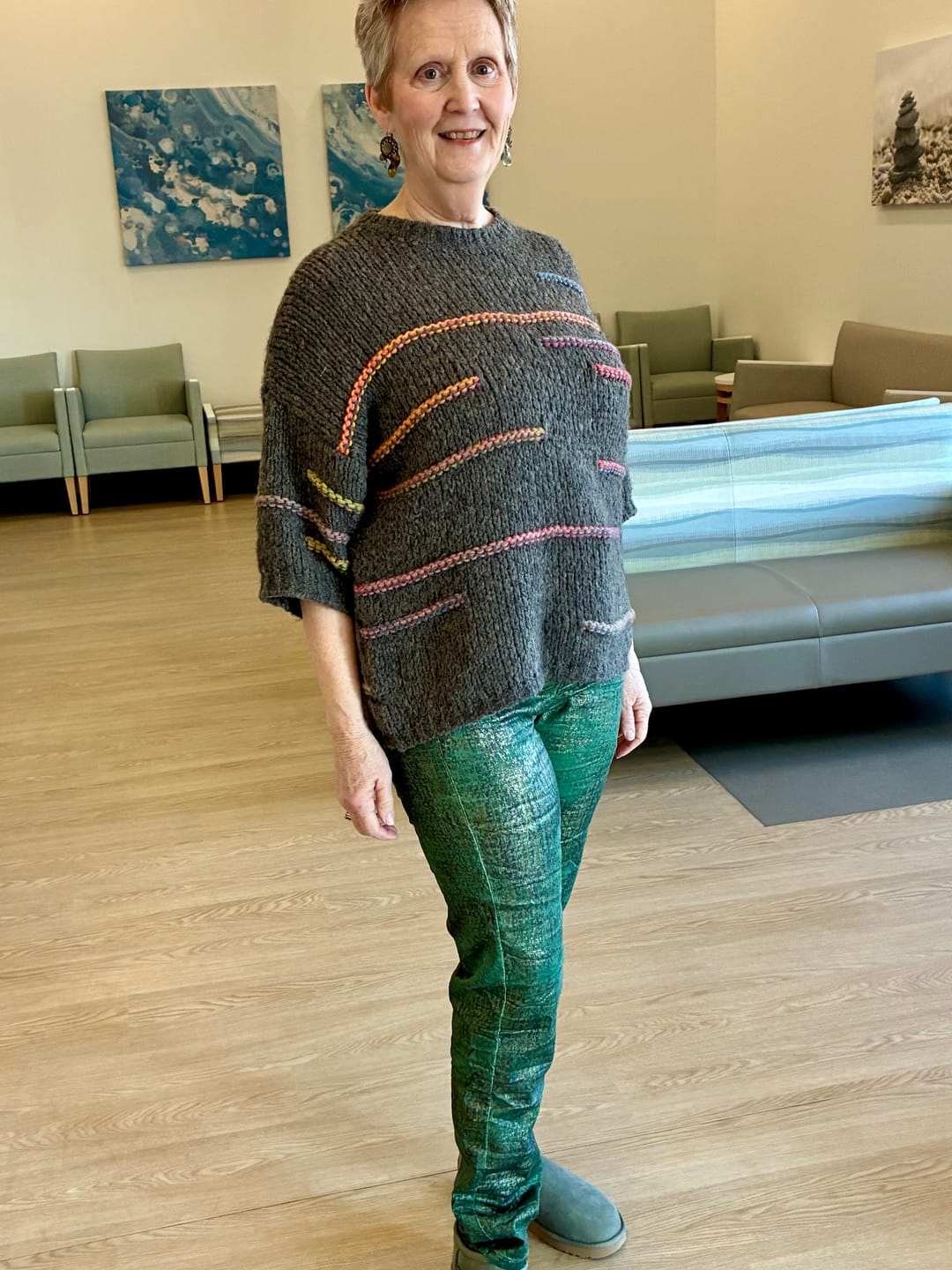 Customer photo review of Starling Sweater, Mix