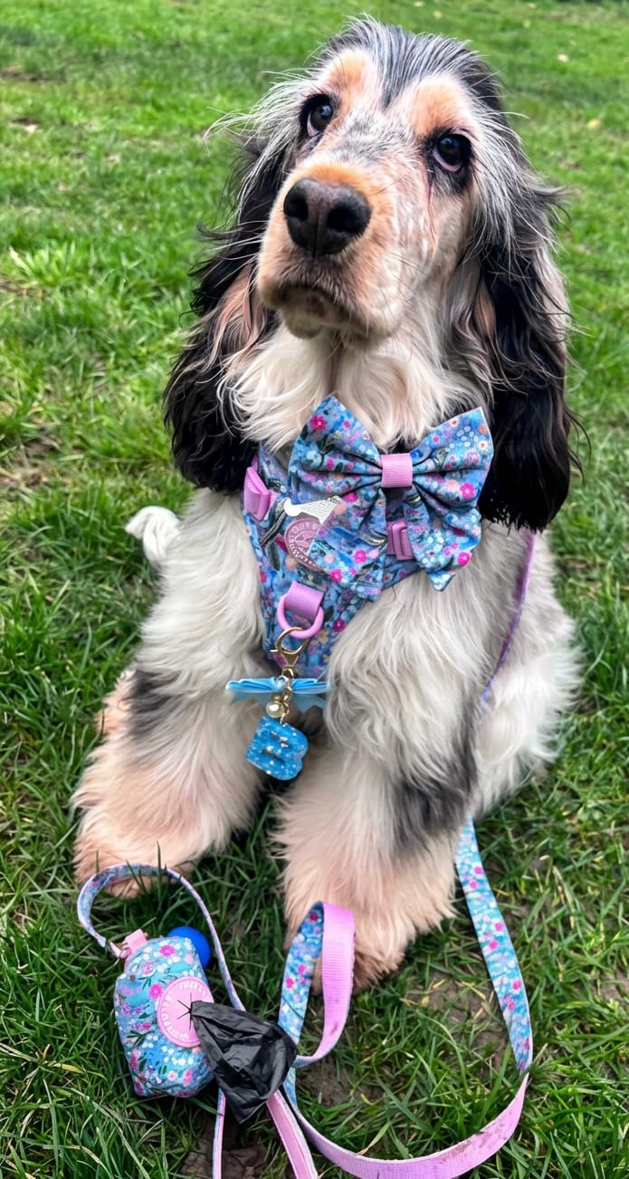 Customer photo review of Tough Trails™ Harness -  Whimsical Wildflowers