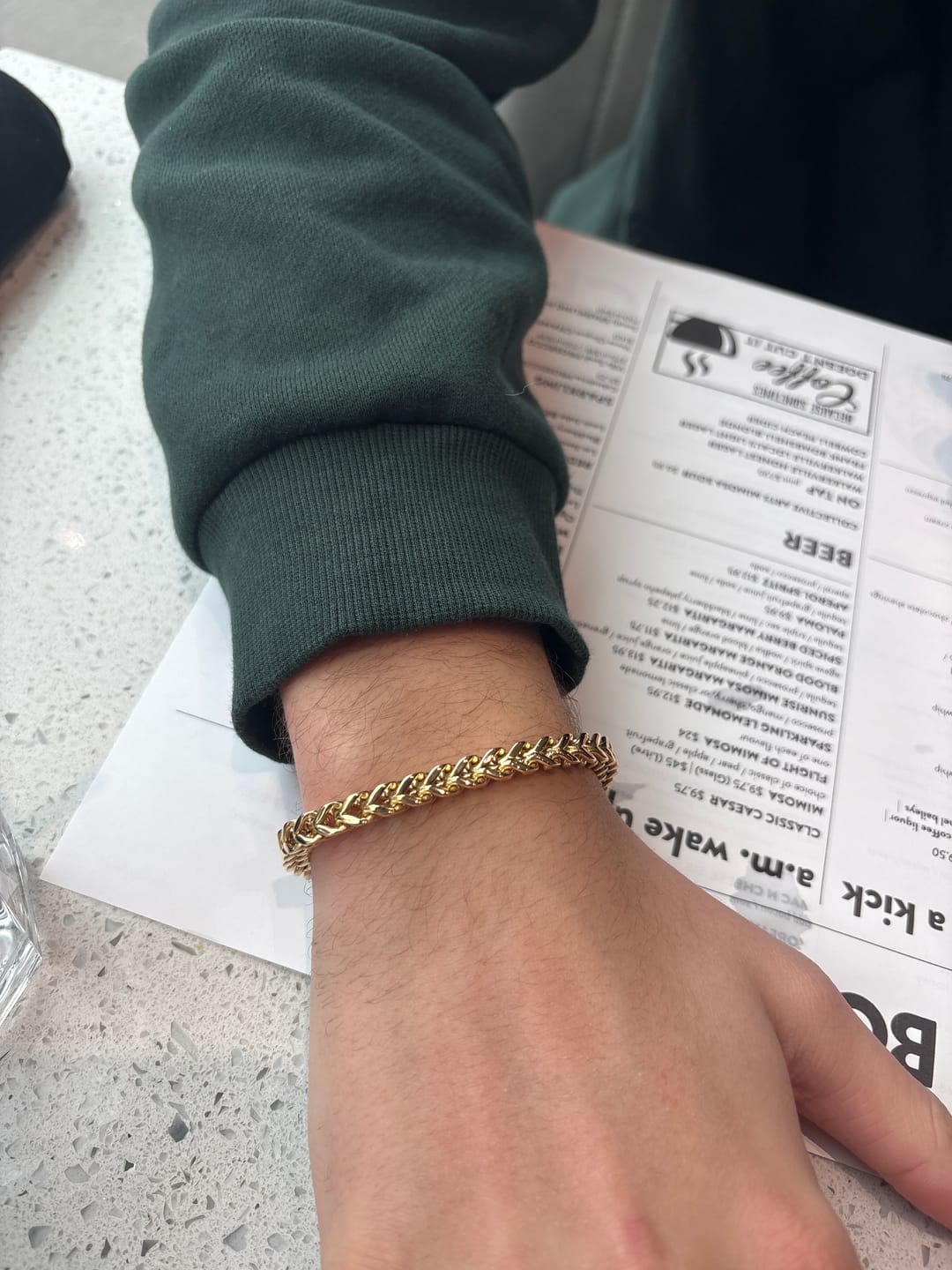 Customer photo review of Franco Link Bracelet | 6MM