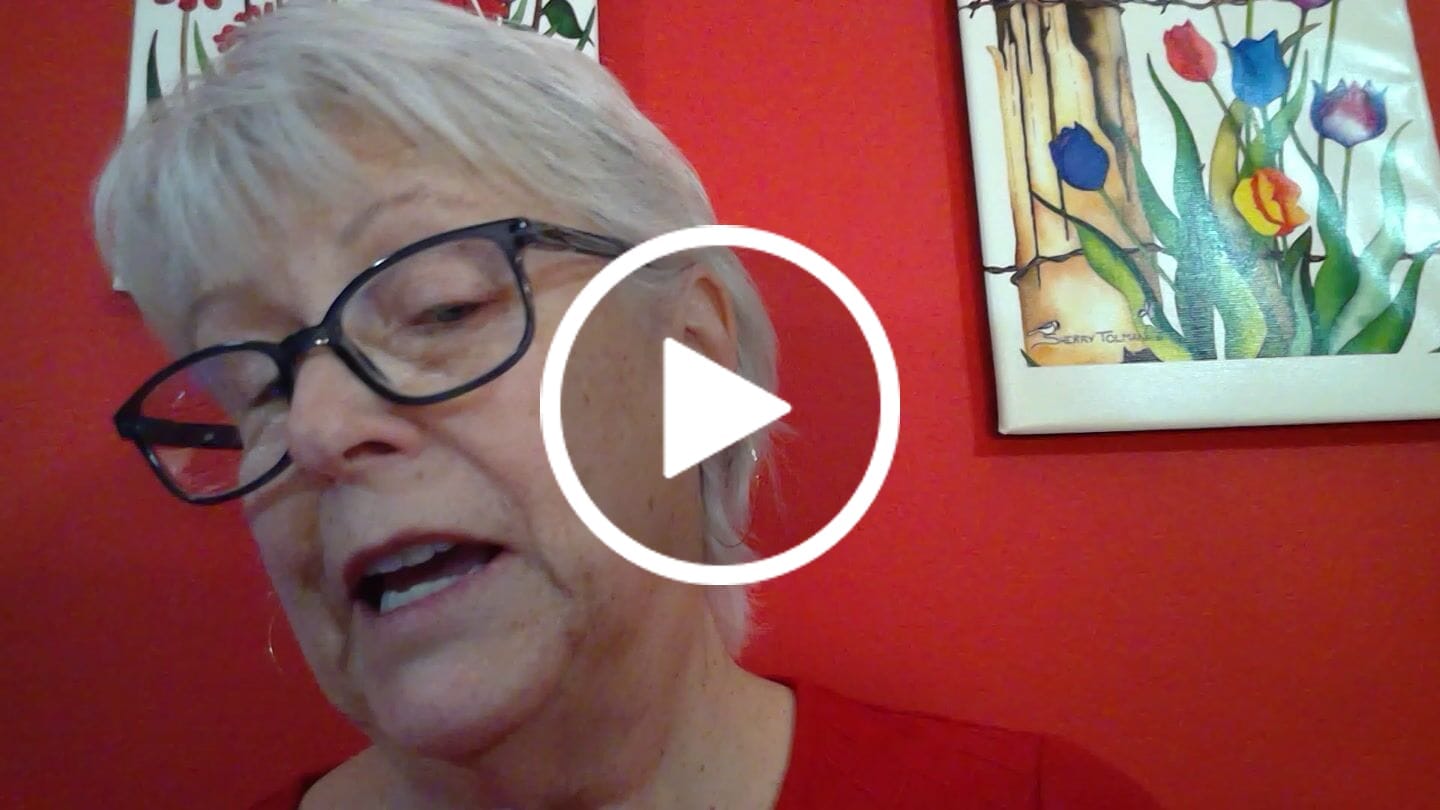 Customer video review of Gold Hoop Dangles