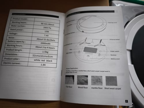 Customer photo review of HOME BUDDY –  3 in 1 Saugroboter mit Wischfunktion