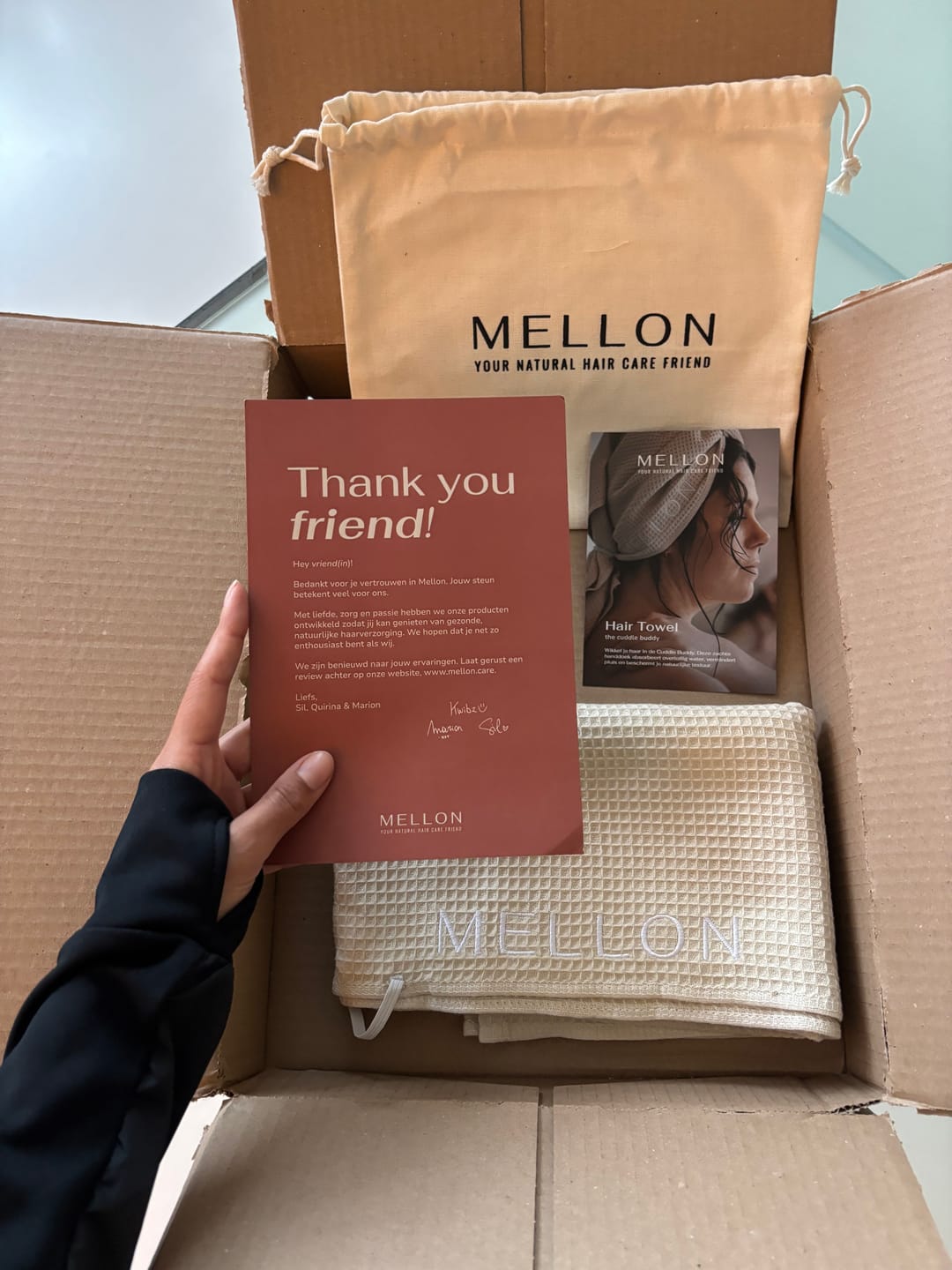 Customer photo review of Hair Towel