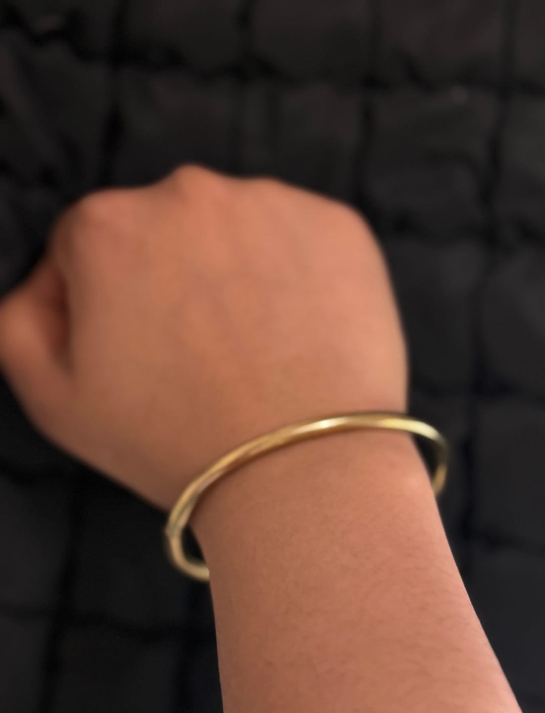 Customer photo review of Eli Gold Bangle