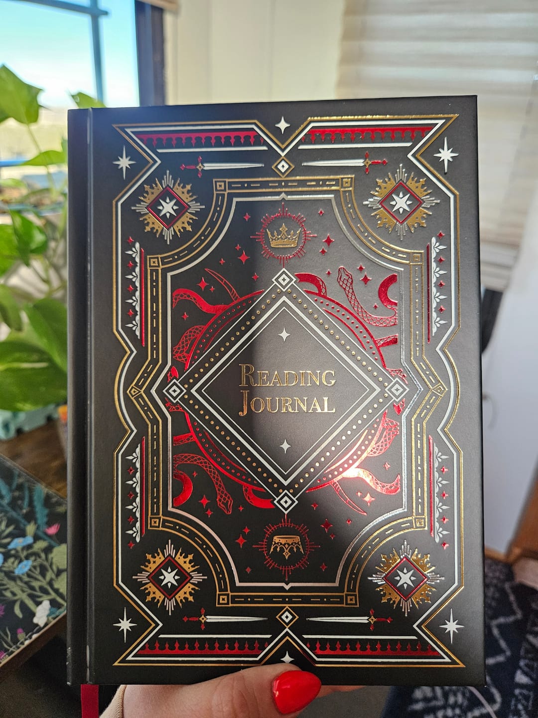 Customer photo review of Reading Journal - Serpents & Swords