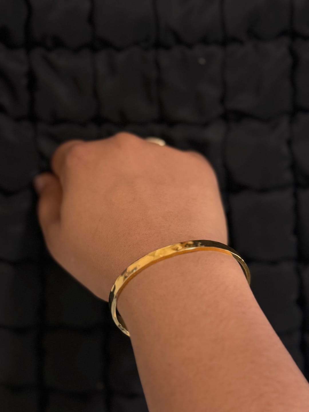 Customer photo review of Gold Alexa Bangle