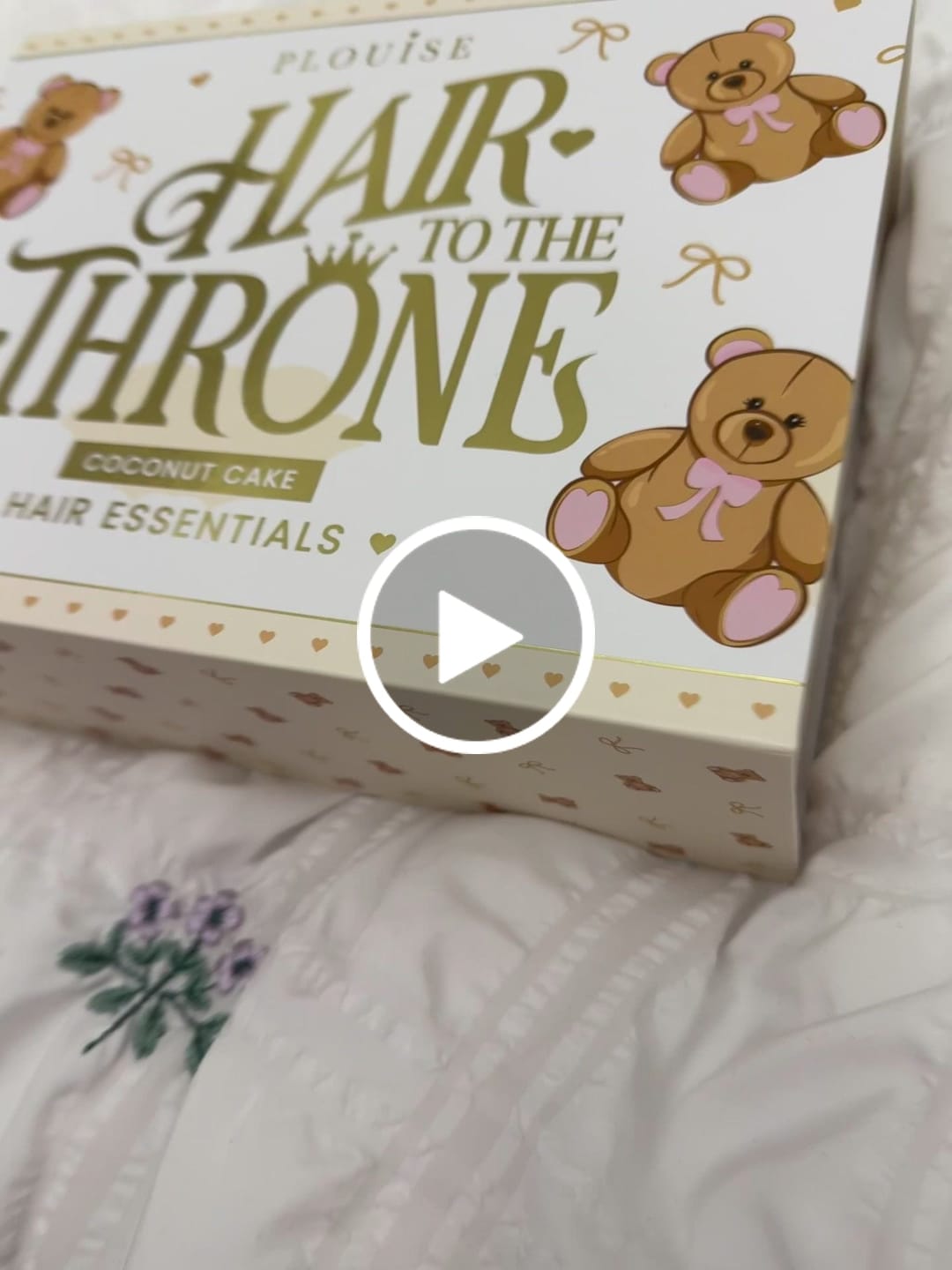 Customer video review of Hair To The Throne Teddy Edition Haircare Set