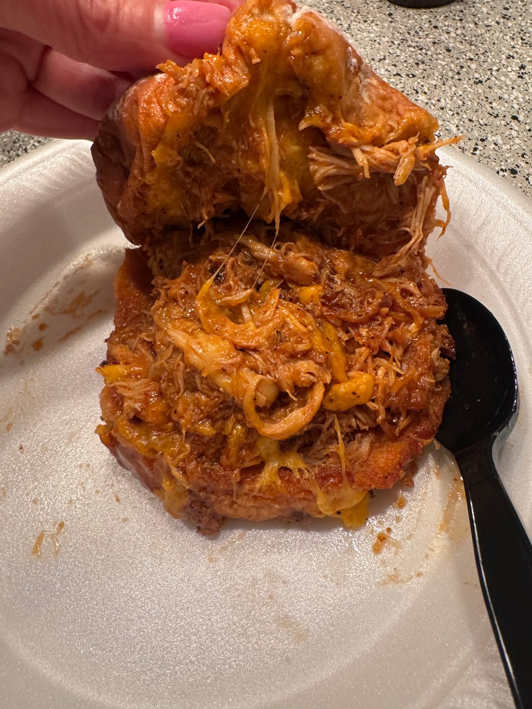 Customer photo review of BBQ Chicken Sando