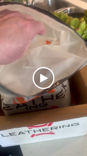 Customer video review of DyeCharm Custom Leather Patch Hats