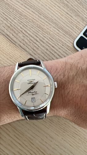 Customer photo review of Longines Heritage Men's 38.50mm Stainless Steel Automatic Watch L4.795.4.78.2