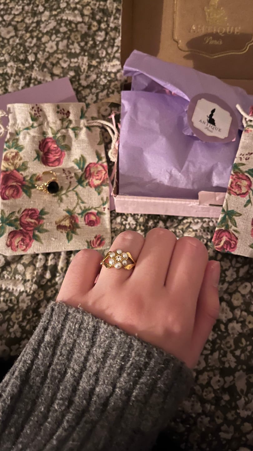 Customer photo review of Bague de fiançailles Penelope