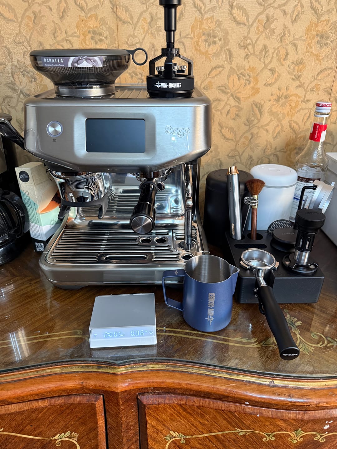 Customer photo review of MHW-3BOMBER Cube Coffee Scale 2.0 Mini