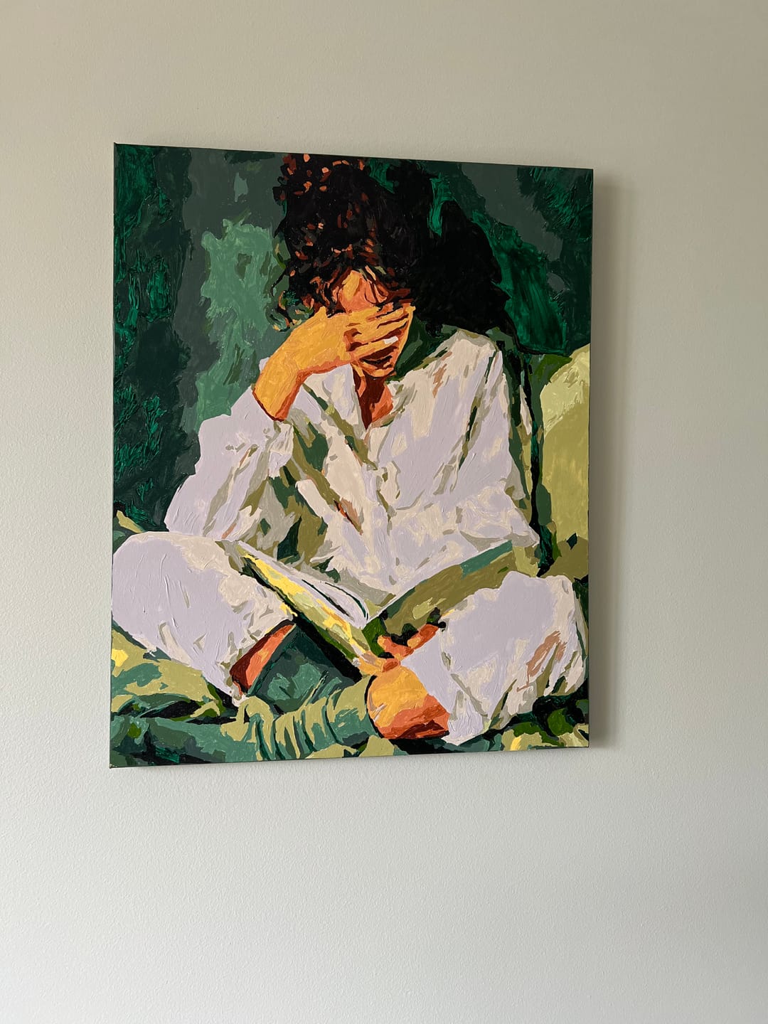 Customer photo review of Reading time | Paint by Number