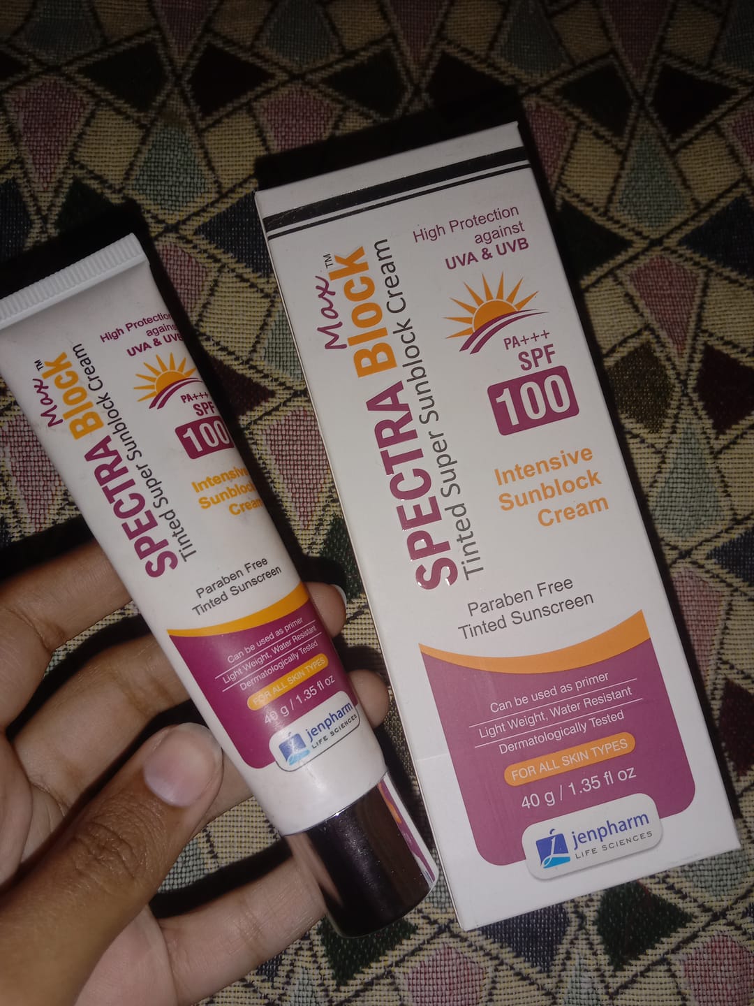 Customer photo review of Spectra Block Max 100