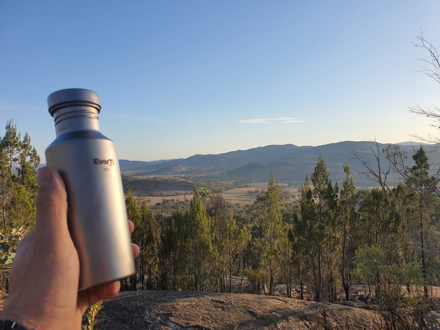 Customer photo review of Titanium Bottle 550ml - Single Wall