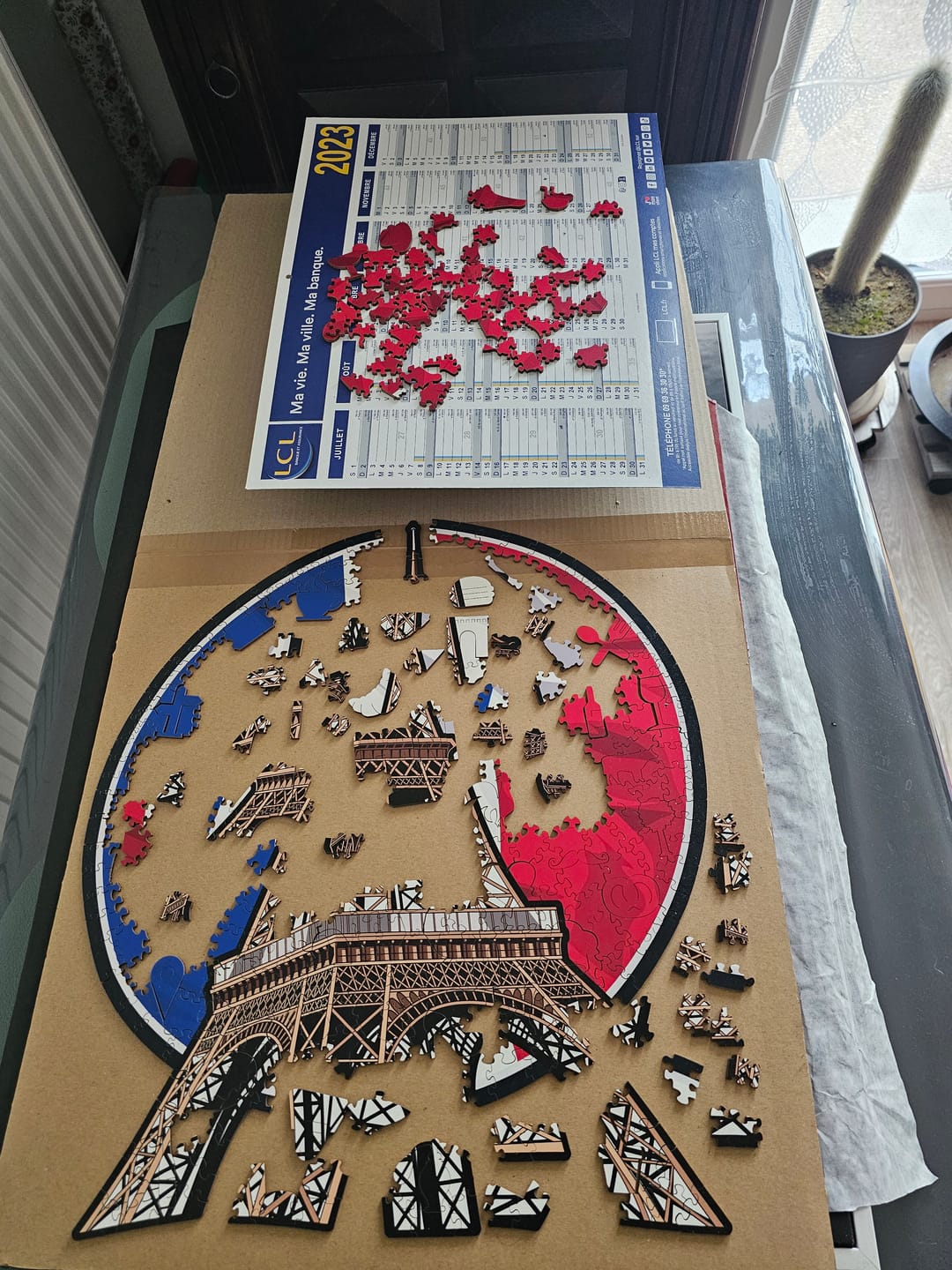 Customer photo review of Tour Eiffel - Puzzle en Bois