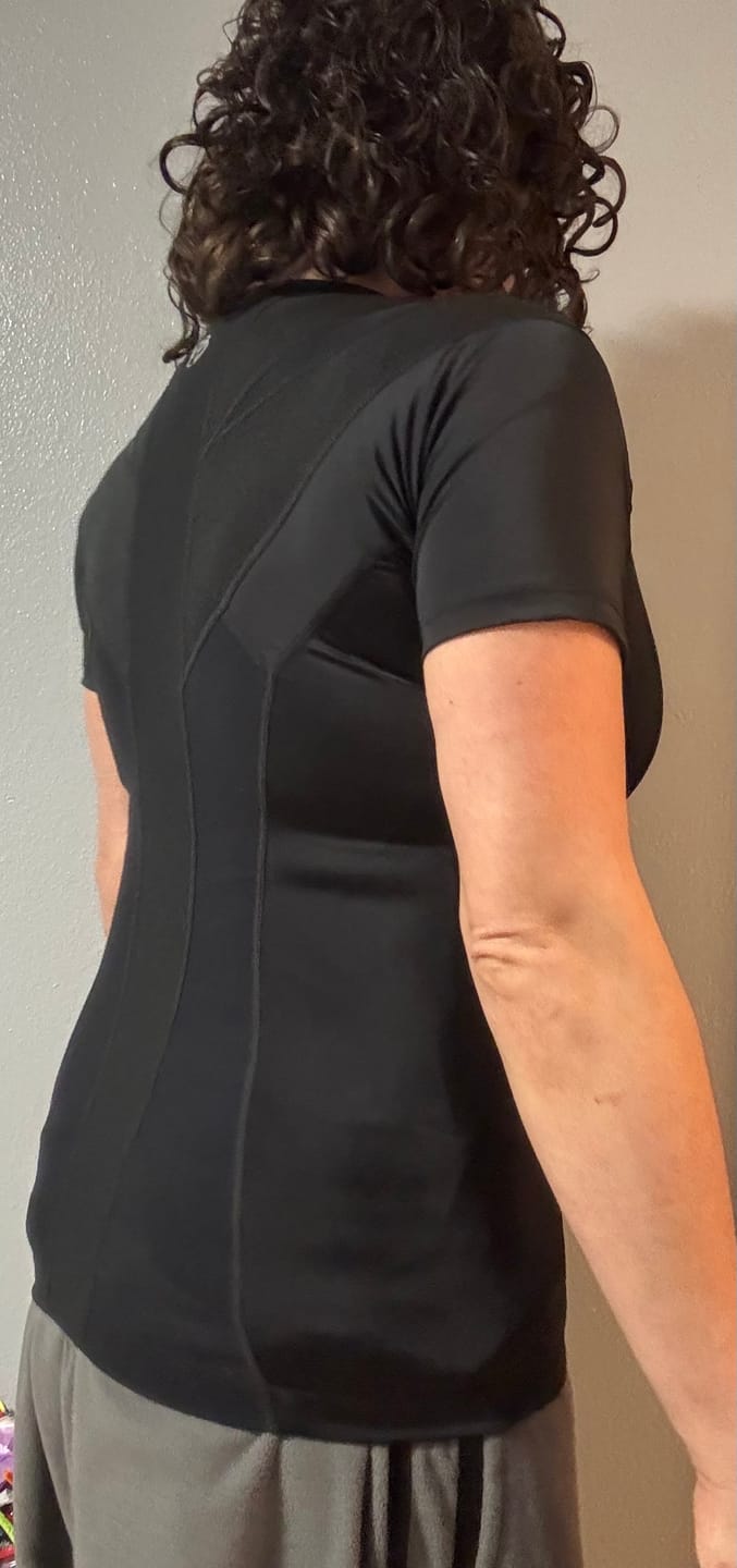Customer photo review of Posture Shirt For Women - Zipper