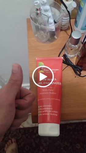 Customer video review of Maya Leave In & Curl Enhancer