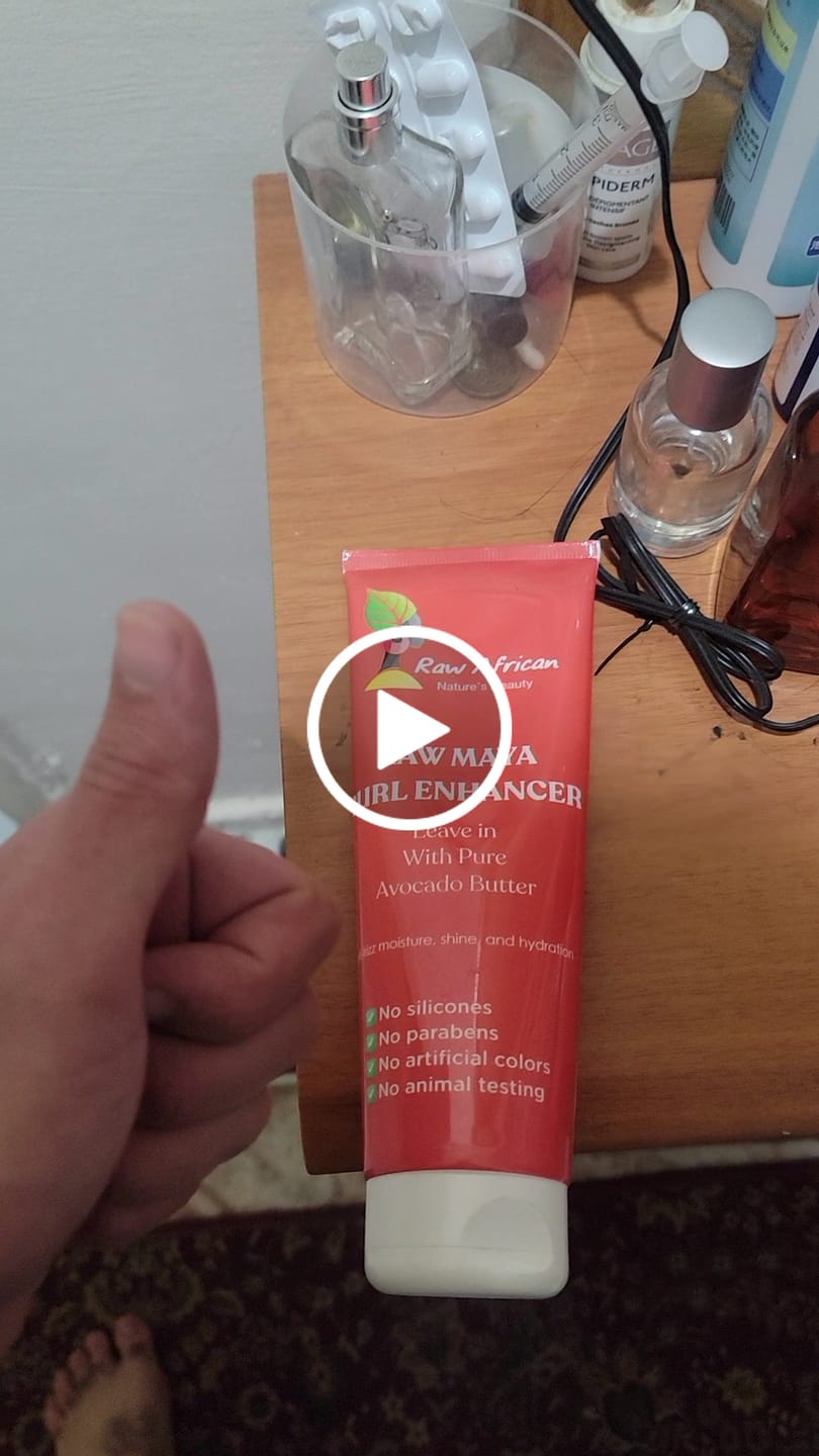 Customer video review of Maya Leave In & Curl Enhancer