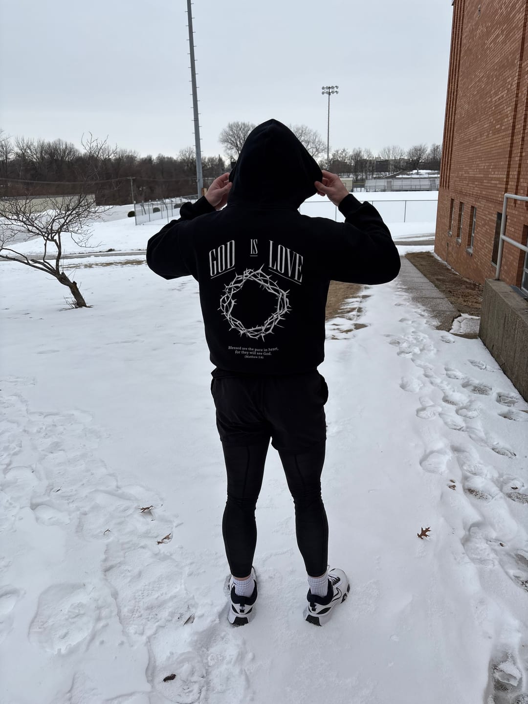Customer photo review of God Is Love Hoodie