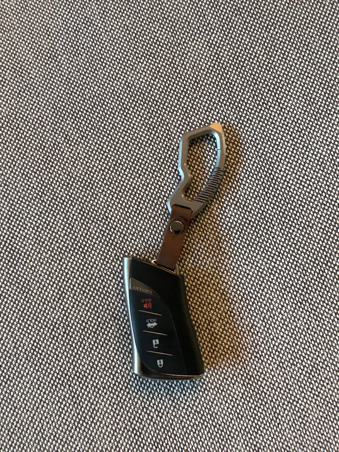 Customer photo review of 80Eighty®  Titanium Carabiner Keychain