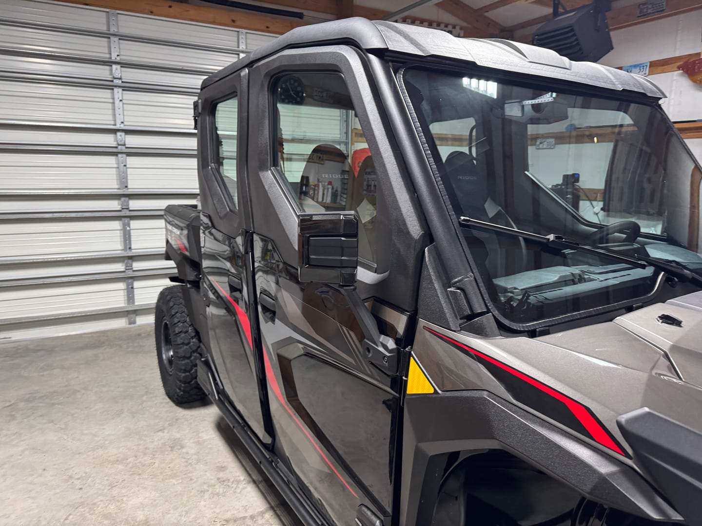 Customer photo review of Kawasaki Ridge PREMIUM SIDE MIRROR SET