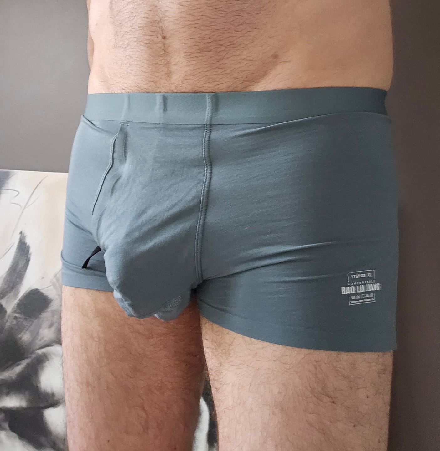 Customer photo review of Men's Foreskin Overlength Correction Modal Trunks