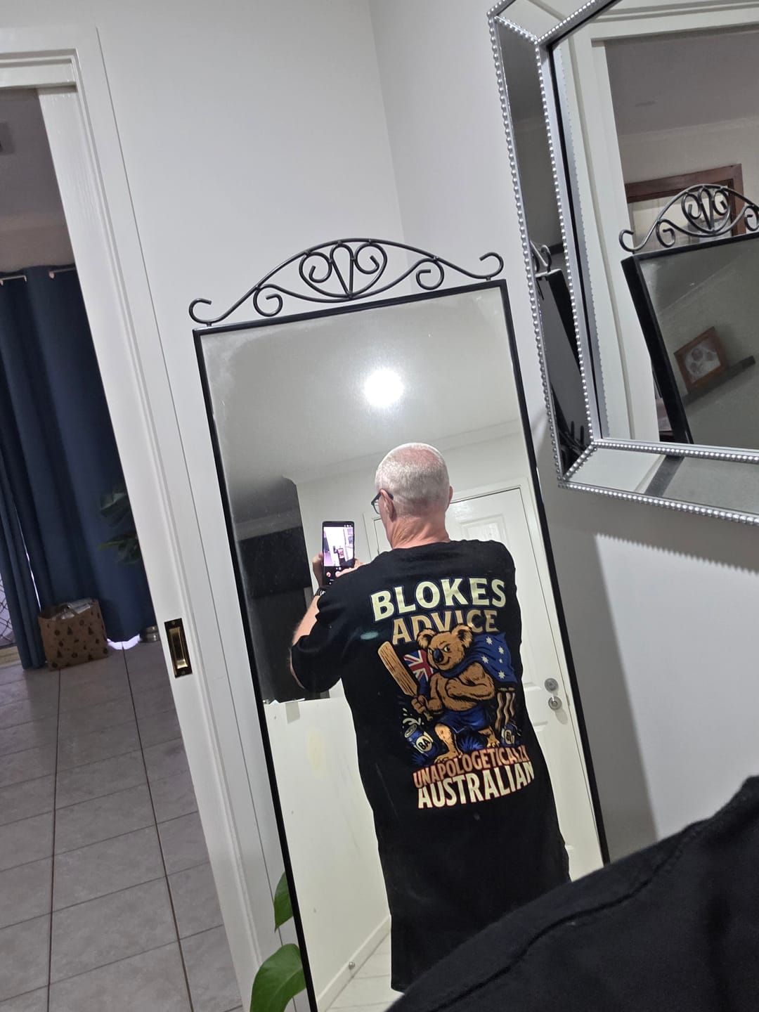Customer photo review of Aussie As Tee - Black