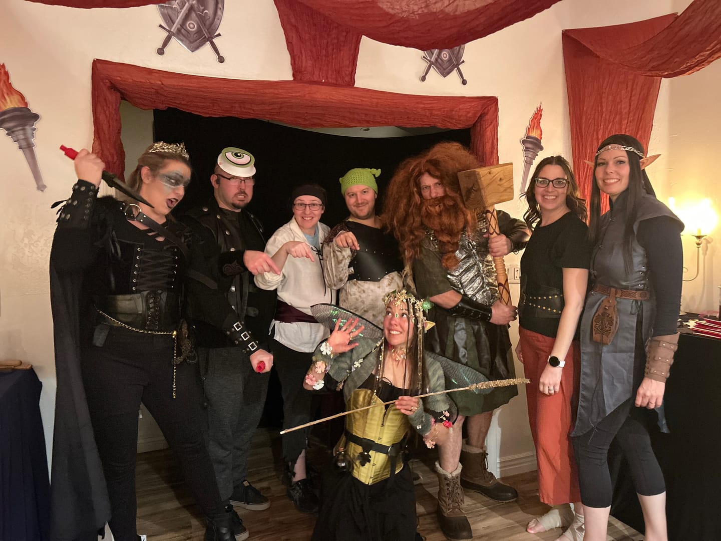 Customer photo review of Fantasy Medieval Themed Murder Mystery Host Your Own Game Kit