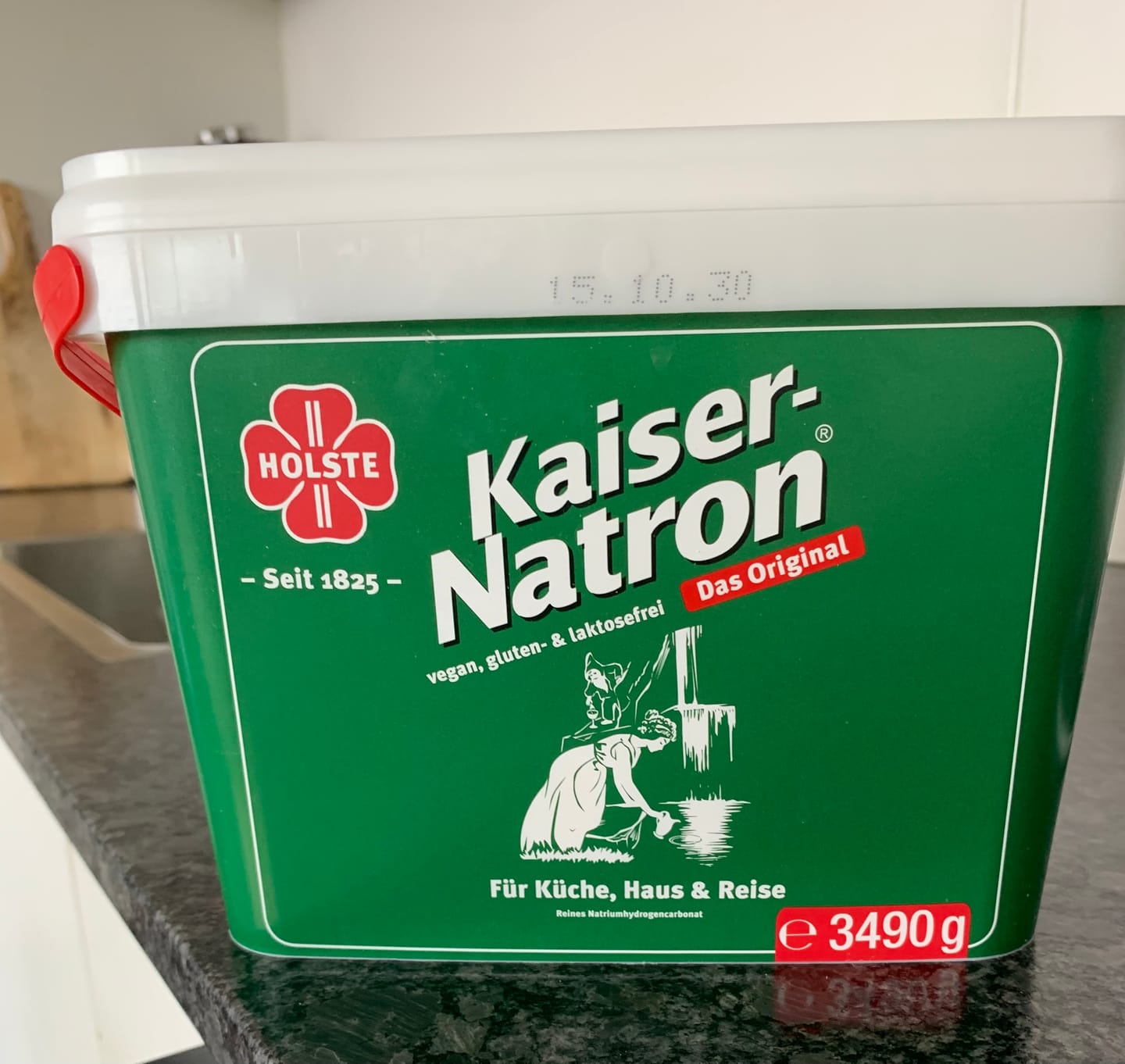 Customer photo review of Kaiser Natron Original - Natriumhydrogencarbonat 3,49kg - vielseitig & rein